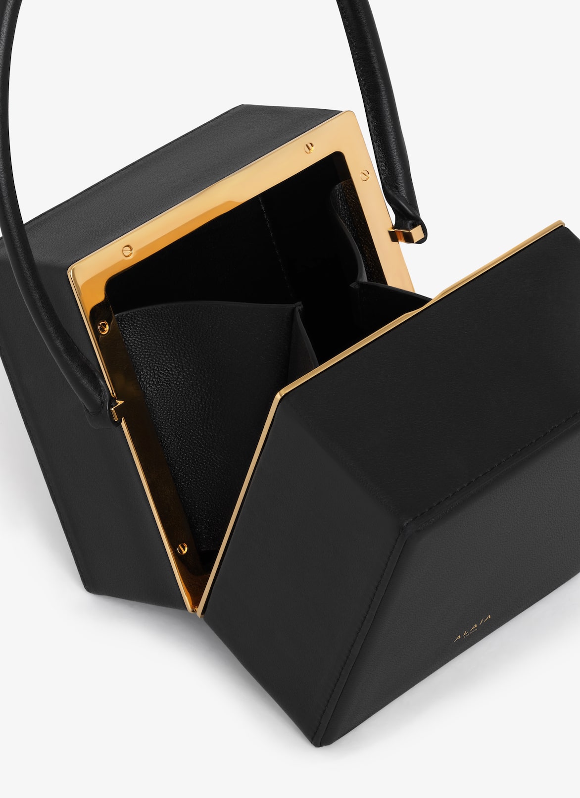 CUBE MINAUDIERE IN LAMBSKIN ALAÏA BLACK CUBE MINAUDIERE IN LAMBSKIN